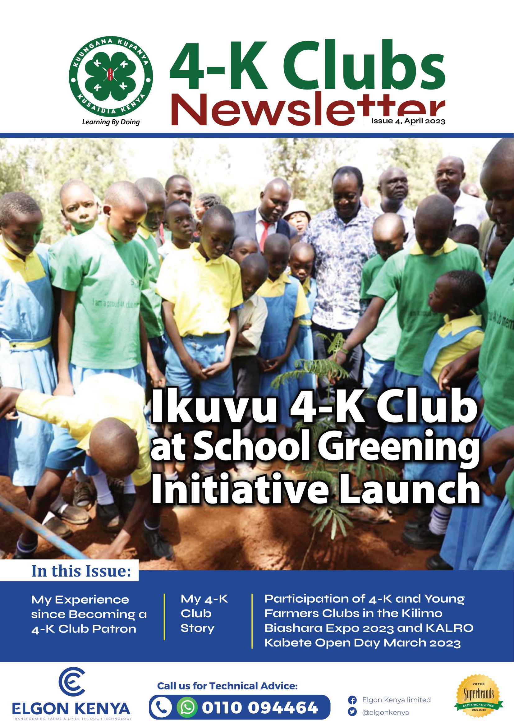 4-K Clubs Newsletter Issue 4 April 2023